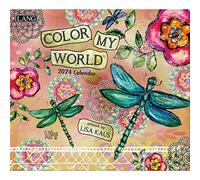 LANG Calendario da parete 2024 Color My World (24991001854)