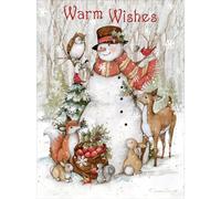 Lang Pupazzo di neve classico Natale Cards (2004050)
