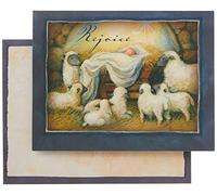 LANG - "Rejoice", biglietti di Natale in scatola, opere d'arte di Susan Winget - 18 biglietti con 19 buste - 14 x 17 cm