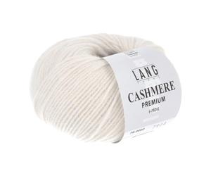Lang Yarns - CASHMERE PREMIUM - 100% Lana Cachemere (25 Grammi - 1 Gomitolo) - Stoffa, 0002 bianco grezzo