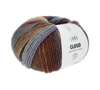 Lang Yarns - Cloud 0012 castania petrolio 100 g