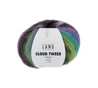 Lang Yarns Gomitolo di lana da lavoro Cloud Tweed - 100 GR Color: 0006 Verde