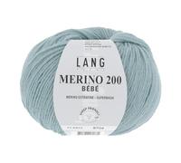 Lang Yarns Merino 200 Bébé - Filato di lana merino 50 g/ca. 203 m, colore: menta scuro (0472) -