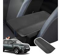 LANGBEAN Copribracciolo per Dacia Duster 3 2024 2025 2026 | Copertura per Bracciolo Console Centrale, Protezione per Bracciolo, Materiale Pelle PU, Accessori Alzare il Bracciolo, Nero