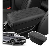 LANGBEAN Copribracciolo per Kia Sportage HEV/MHEV/PHEV 2022-2025 | Cambio Elettronica/Automatico, Copertura per Bracciolo, Materiale Pelle PU Ispessita, Accessori Alzare il Bracciolo di 3,5CM