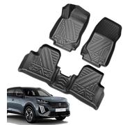 LANGBEAN Tappetini per Peugeot 2008 II 2025 2024 2023 2022 2021 2020, Tappetino 2008 Originale in TPE con Bordo Alto, Antiscivolo e Impermeabili Accessori, Nero (3 Pezzi)