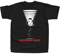 LANGBIRUI Profondo Rosso V1 Dario Argento Horror Movie Poster Tshirt Black XL