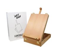 Langdale IN Legno Faggio Regolabile da Tavolo Artista Scatola Cavalletto Storage