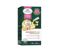 L'Angelica, Ananas Plus Drena Detox, Integratore Alimentare per il Drenaggio dei Liquidi in Eccesso e la Depurazione dell'Organismo, Con Ananas e Aloe Vera, 1 Confezione da 12 Stick