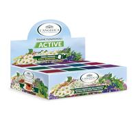 L'Angelica, Cofanetto Tisane Funzionali Active, Drenante, Sollievo Stomaco, Ventre Piatto, Rilassante, Depurativa, Linea Slim, Con Estratti di Erbe Officinali, 1 Confezione da 120 Filtri