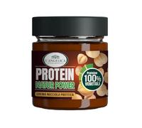 L'Angelica Crema Spalmabile Proteica Nocciola, Crema Proteica Senza Zucchero, Crema di Nocciole con Proteine 100% Vegetali, 12 Confezioni da 200gr