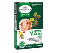 L'Angelica, Integratore Ventre Piatto Plus, Integratore Sgonfiante A Base di Anice Verde, Finocchio e Carvi, Contrasta il Gonfiore Addominale, Senza Lattosio, Vegan, 40 Capsule