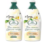 L'Angelica Officinalis, Bagnodoccia Fiori d'Arancio, Nutre e Setifica, Pelle Setosa e Luminosa, Senza Parabeni, Siliconi e OGM, 500ml (Confezione da 2)