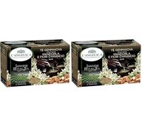 L'Angelica Tè Verde Genmaicha con Mandorla e Fiori di Arancio, Te Verde Giapponese con Ingredienti Naturali, Infusi e Tisane, Confezione da 30 Filtri