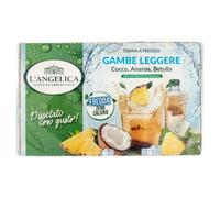 L'Angelica Tisana a Freddo Gambe Leggere Cocco, Ananas, Betulla 18 Filtri x5