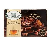 L'Angelica Tisana Puro Cacao 95% Vitalità Gusto e Relax Infuso Senza Lattosio