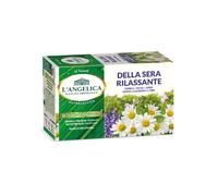 L'Angelica, Tisana Funzionale Calmante e Rilassante per Dormire a Base di Camomilla e Passiflora, Tisane con Effetto Distensivo, Vegan, 10 Confezioni da 20 Filtri Ciascuna