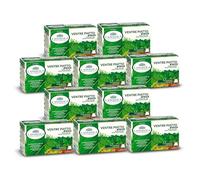 L'Angelica, Tisane Active, Ventre Piatto, Con Anice Stellato, Finocchio, Carvi e Menta, Contrasta il Gonfiore, Favorisce la Digestione, Senza Glutine, Lattosio, Vegana, 10 Confezioni da 18 Filtri