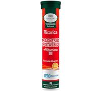 L'Angelica Vitamine e Sali Minerali, Magnesio e Potassio + Vitamina B6, Ricarica, Gusto Limone, Zero Zuccheri, 1 Confezione da 20 Compresse