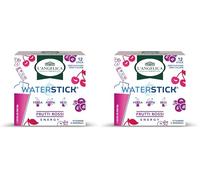 L'Angelica, Waterstick, Gusto Frutti Rossi, Energizzante, Con Vitamine e Minerali, Contro Stanchezza e Affaticamento, Zero Zuccheri & Zero Calorie, Senza Conservanti, 1 Astuccio da 12 Stick
