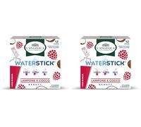 L'Angelica, Waterstick, Gusto Lampone e Cocco, Beauty, Con Vitamine e Minerali, Contro Stanchezza e Affaticamento, Zero Zuccheri & Zero Calorie, Senza Conservanti, 1 Astuccio da 12 Stick