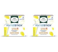 L'Angelica, Waterstick, Gusto Limone, Power Active, Con Vitamine, Magnesio, Ginseng, Contro Stanchezza e Affaticamento, Zero Zuccheri, Zero Calorie, Senza Conservanti, 1 Astuccio da 12 Stick