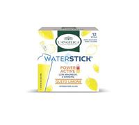 L'Angelica, Waterstick, Gusto Limone, Power Active, Con Vitamine, Magnesio, Ginseng, Contro Stanchezza e Affaticamento, Zero Zuccheri, Zero Calorie, Senza Conservanti, 1 Astuccio da 12 Stick