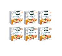 L'Angelica, Waterstick, Gusto Tè Alla Pesca, Sgonfia e Drena, Con Vitamine, Minerali, Contro Stanchezza e Affaticamento, Zero Zuccheri & Zero Calorie, Senza Conservanti, 6 Astucci da 12 Stick