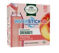 L'Angelica - Waterstick Plus Drenante Tè Alla Pesca Zero Zuccheri Confezione 12 Bustine