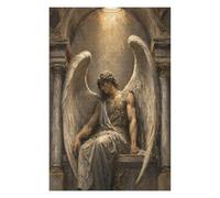 L'angelo oscuro Lucifero Puzzle 1000 Pezzi in Legno, Gioco per Famiglia
