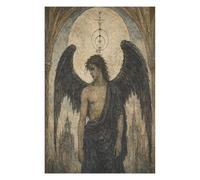 L'angelo oscuro Lucifero Puzzle 1000 Pezzi in Legno, Sfida di Logica