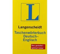 Langenscheidt Bilingual Dictionaries: Langenscheidts Taschenworterbuch Englisch (Deutsch-Englisch)
