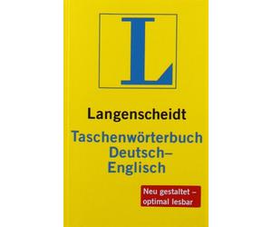 Langenscheidt Bilingual Dictionaries: Langenscheidts Taschenworterbuch Englisch (Deutsch-Englisch)