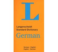 Langenscheidt Editorial Staf Langenscheidt Standard Dictionary Germa (Tascabile)