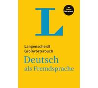 AA.VV Langenscheidts Grossworterbuch Deutsch als Fremdsprache (Copertina rigida)