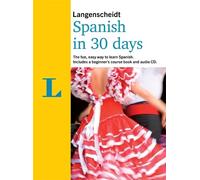Langenscheidt Langenscheidt In 30 Days Spanish (Tascabile) Berlitz in 30 Days