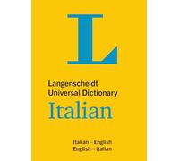 Langenscheidt Universal Dictionary Italian