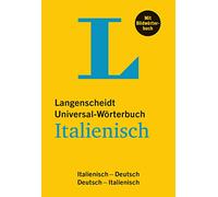 Langenscheidt Universal-Wörterbuch Italienisch - mit Bildwörterbuch: Italienisch-Deutsch/Deutsch-Italienisch