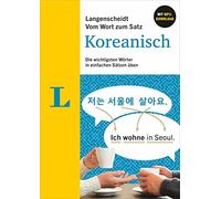 Langenscheidt Vom Wort zum Satz Koreanisch: Die wichtigsten Wörter i (Tascabile)