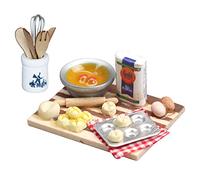 Langjiao Utensili da Cucina in Miniatura 1:12 - Casa delle Bambole Cibo e Stoviglie - Mini Brands Oggetti in Resina per Tavola Giocattolo