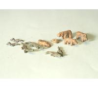 Langley Models Kit Modelli Animali Senza Vernice Scala N 1:148 Circus Zoo