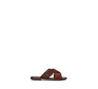 L'ANGOLO DEL CUOIO Ciabatta donna testa di moro in suede 38
