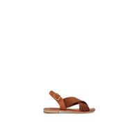 L'ANGOLO DEL CUOIO Sandalo donna cuoio in suede 39