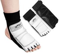 Langray Pie Protector Taekwondo Tobillera Soporte Protección Equipo de Entrenamiento de Boxeo MMA Saco de Boxeo Karate Artes Marciales Kickboxing Kung Fu (M)