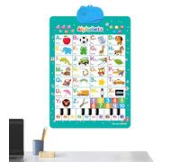 Language Arts Charts - Poster educativo interattivo per l'apprendimento elettronico in classe, 61 x 40 x 0,9 cm, carta patinata colorata, per ragazzi in età prescolare e ragazzi