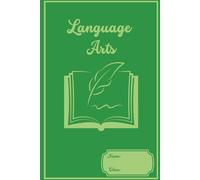 Language Arts College Ruled Lined Notebook - Classic and Minimalist Design with Personalized Label: Sensory-Conscious Design from the FocusFriendly Collection