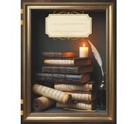 Language Arts Notebook - Dark Academia Collection: 140 College-Ruled Pages with Barely-There Lines | Vintage Gothic Composition Book for Writing, Journaling & School Notes