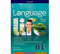 Language for life. B1. Student's book-Workbook. Con Lanrev, Hub, 16 eread, 1 test. Per le Scuole superiori. Con ebook. Con espansione online. [Lingua inglese]