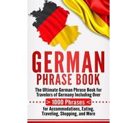 Language Learning University German Phrase Book (Tascabile)