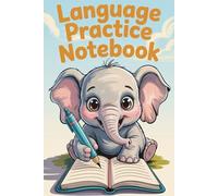 Language Practice Notebook for Kids Ages 5-10: 100 lined pages with space for words, definitions, and fun learning at school or home